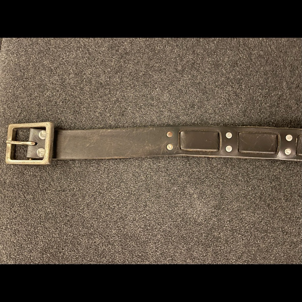 Men’s Vintage Leather Belt by Lucky Brand.